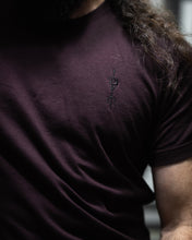 Load image into Gallery viewer, Skull and Trident Logo Shirt (Oxblood Black)