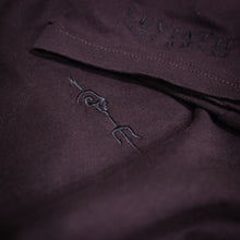 Load image into Gallery viewer, Skull and Trident Logo Shirt (Oxblood Black)