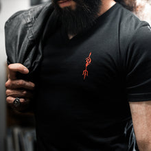 Load image into Gallery viewer, Skull and Trident V-Neck Shirt