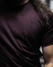 Load image into Gallery viewer, Skull and Trident Logo Shirt (Oxblood Black)
